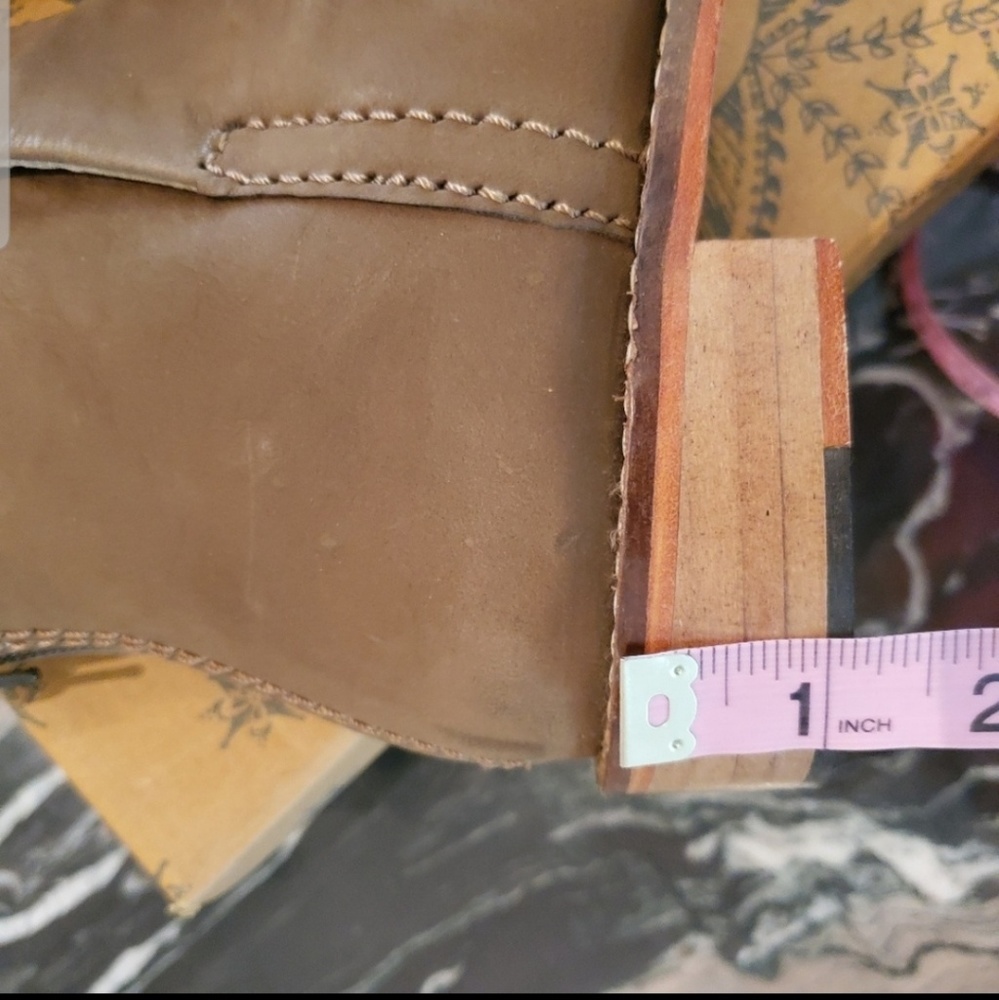 Free People.Century Flat Taupe Ankle Boots - Picture 6 of 7